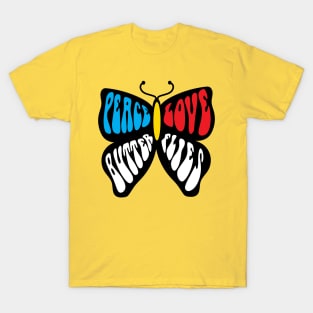 Peace Love Butterflies T-Shirt